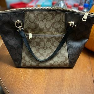 Multi Brown Colored Coach bag